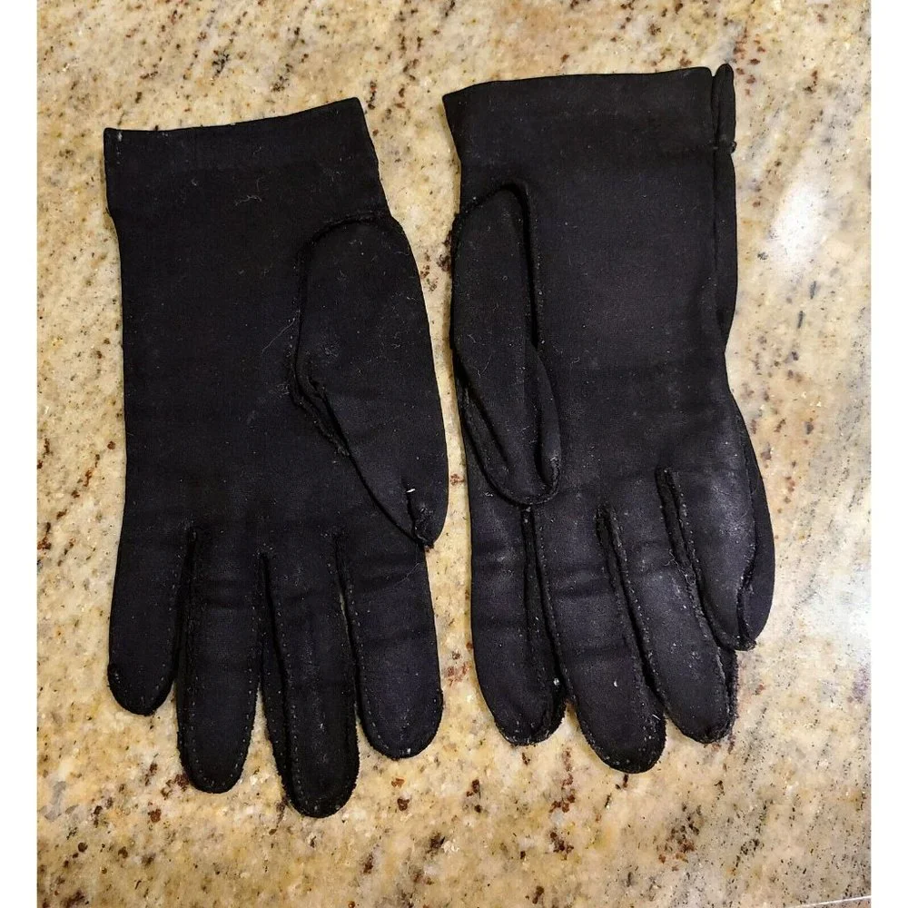 Vintage Crescendoe Leather Suede Gloves Womens Size 6.5 ~ 6